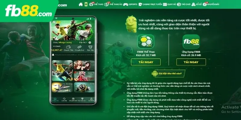Giới thiệu sơ lược về tải app FB88