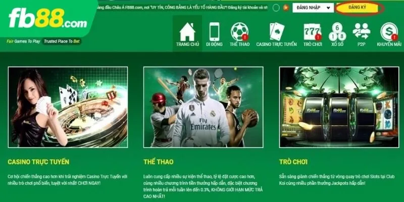 Giới thiệu về đăng nhập FB88